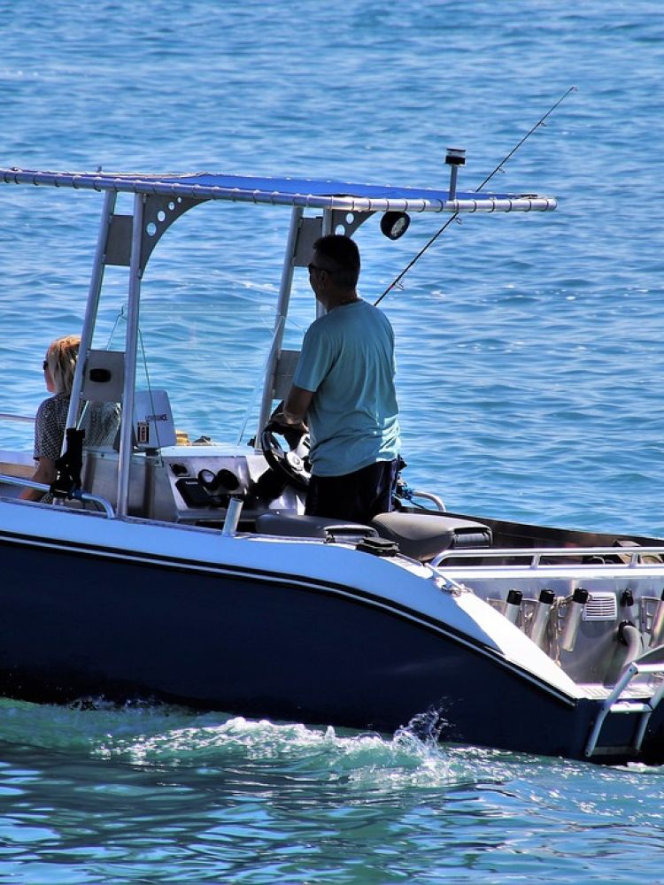 Transfer mit dem Boot